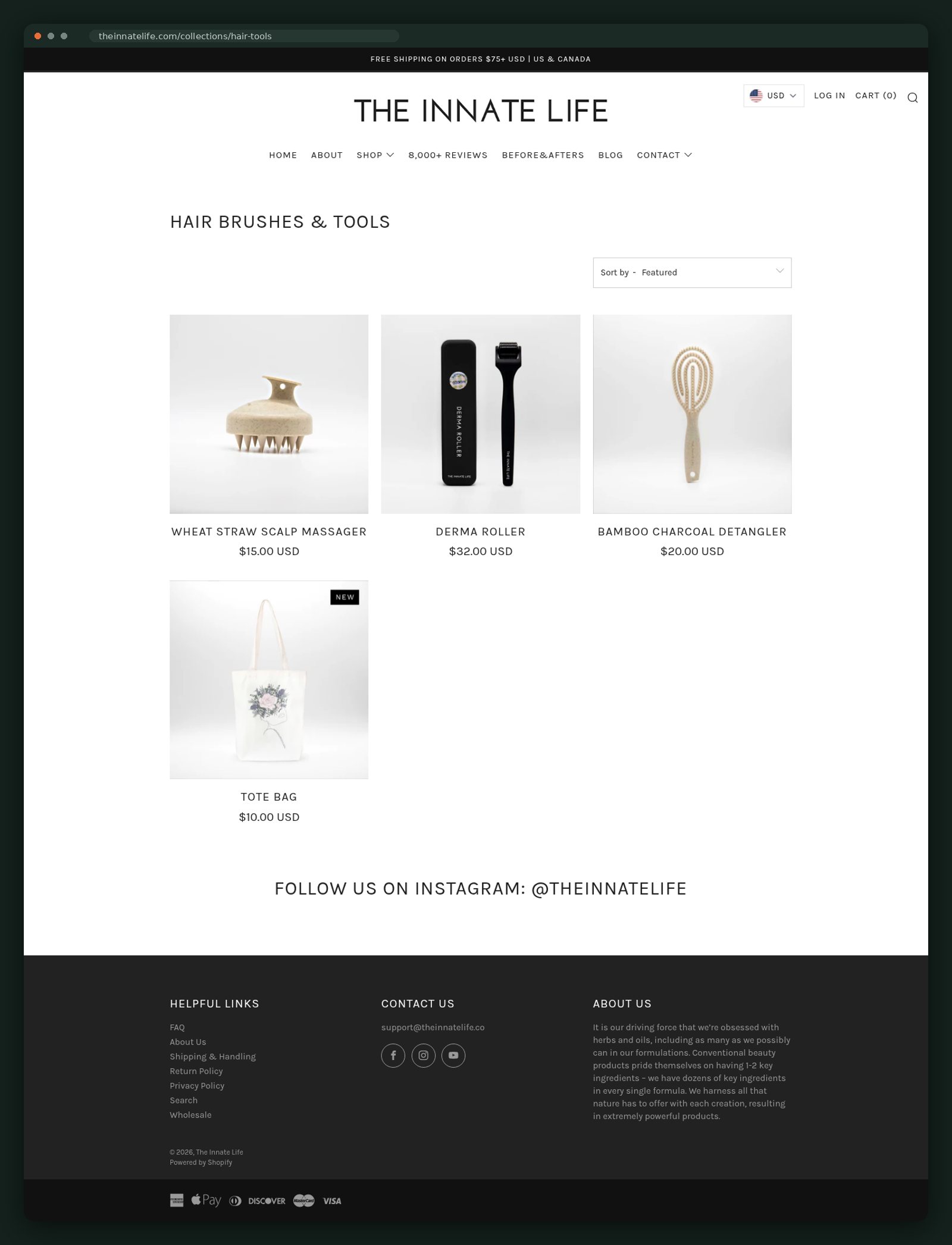 Full Hair Brushes & Tools collection page