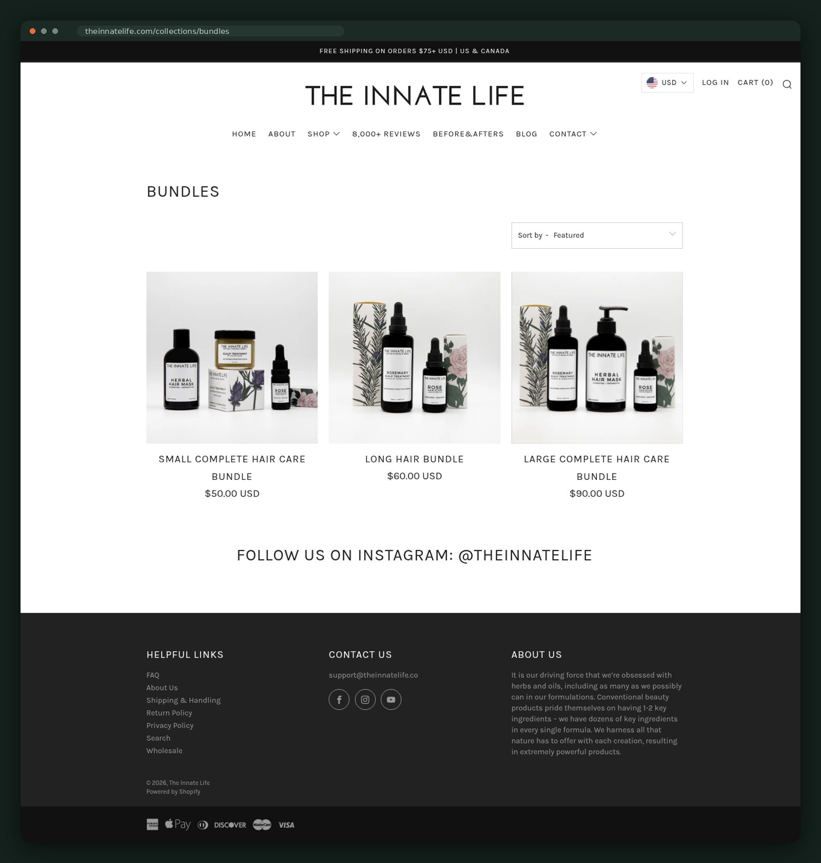 Full Bundles collection page