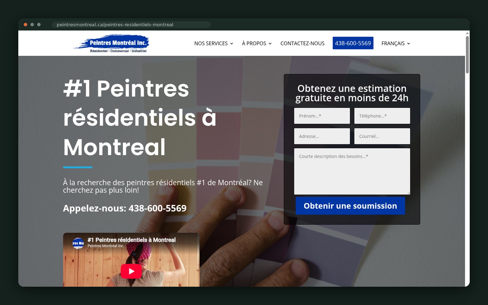 Residential painters page