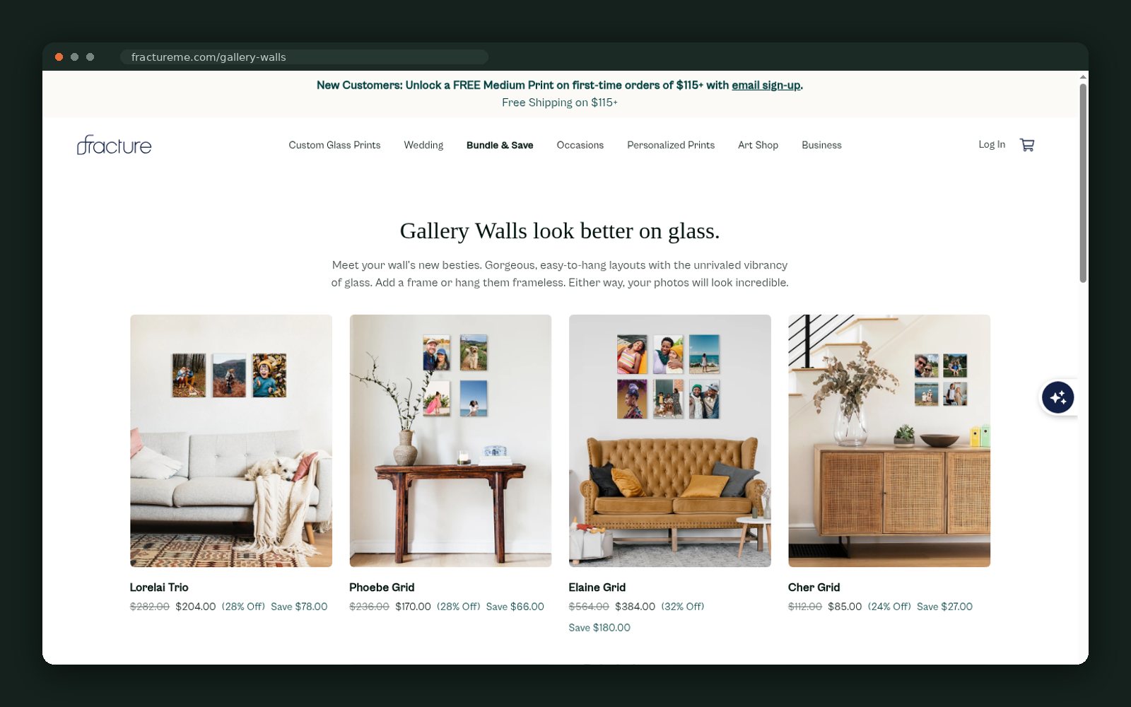 Fracture website — screen 3