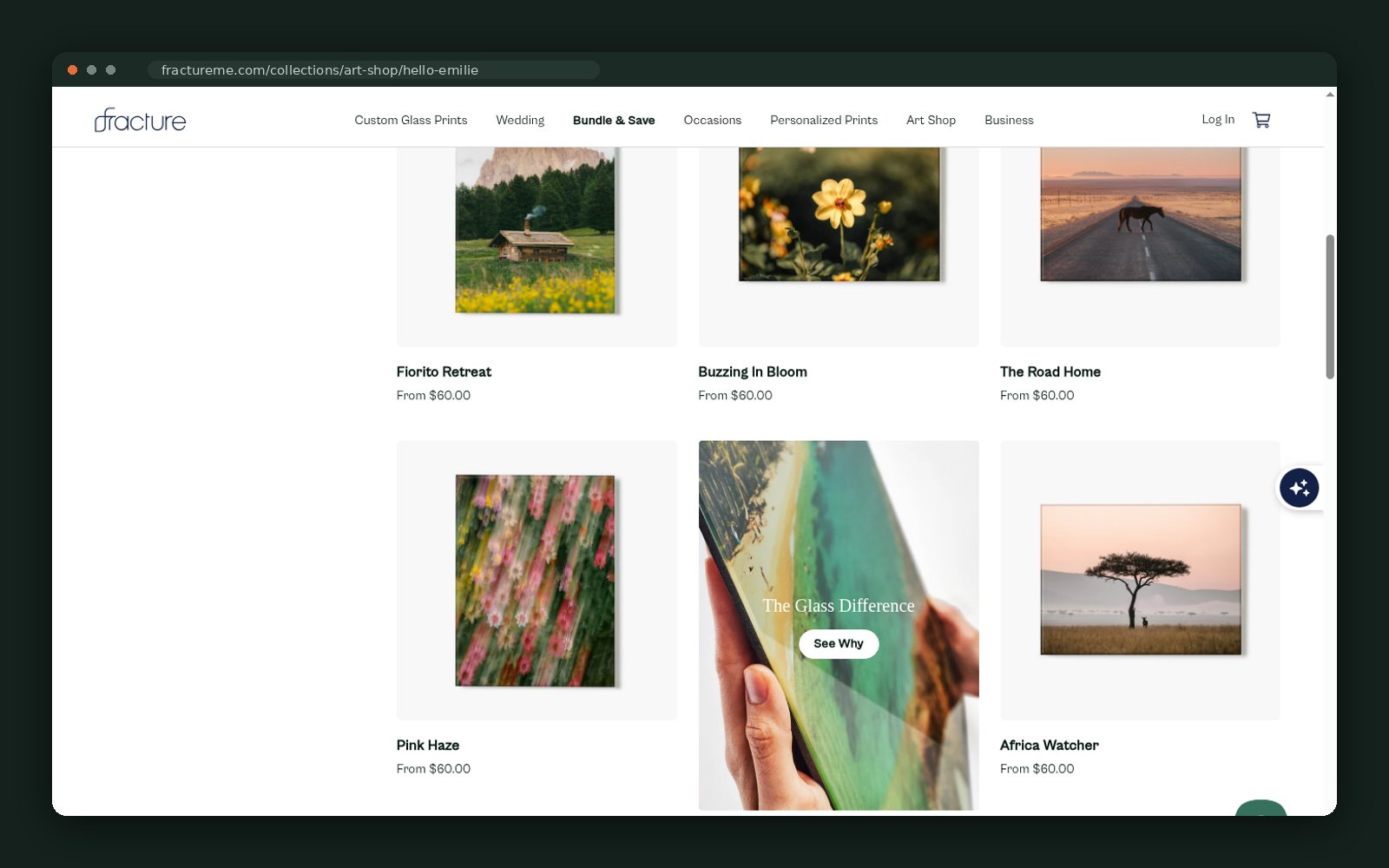 Artist collection grid