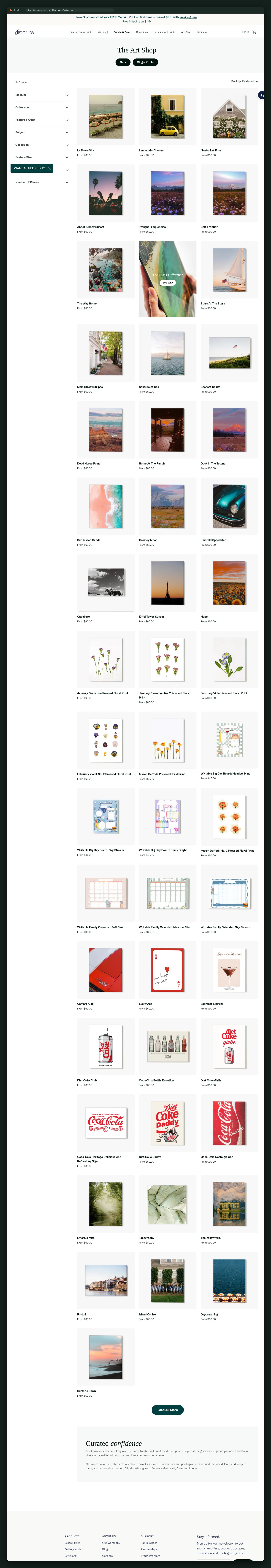 The Art Shop, full scroll