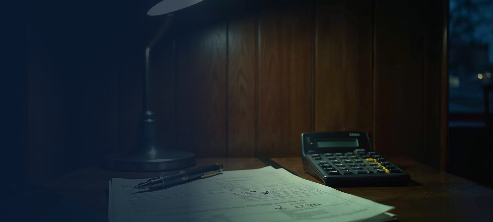 Art-directed accounting office scene representing K&R Strategic Partners' industry