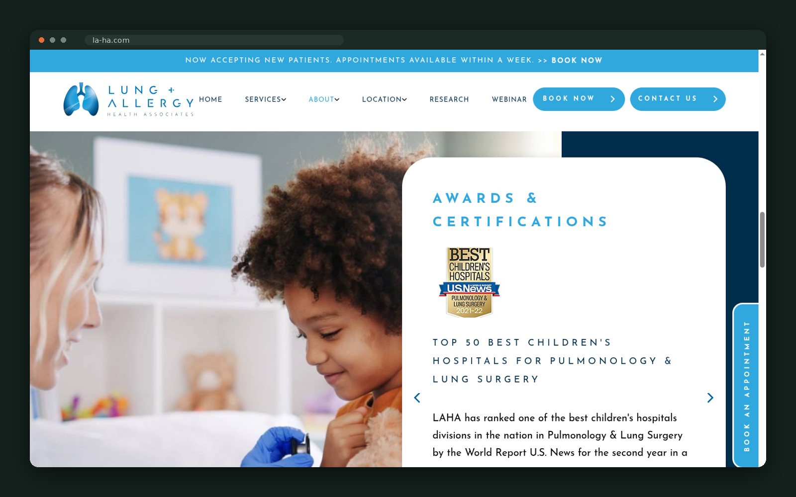 Awards and certifications