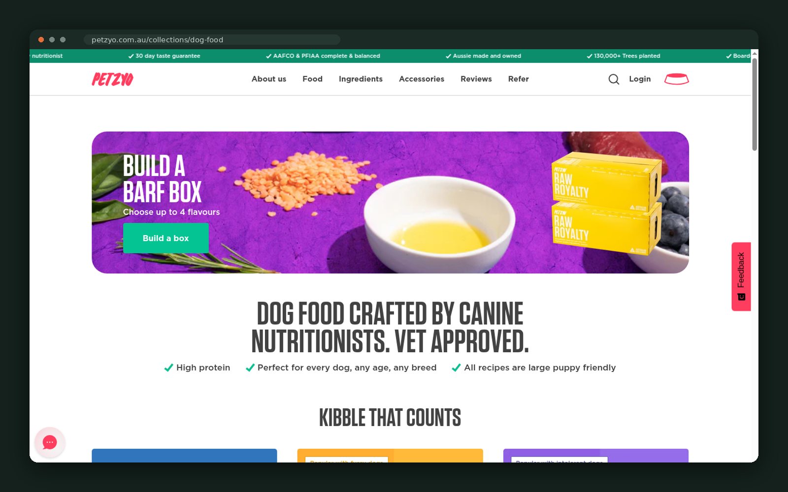 Petzyo website — screen 2