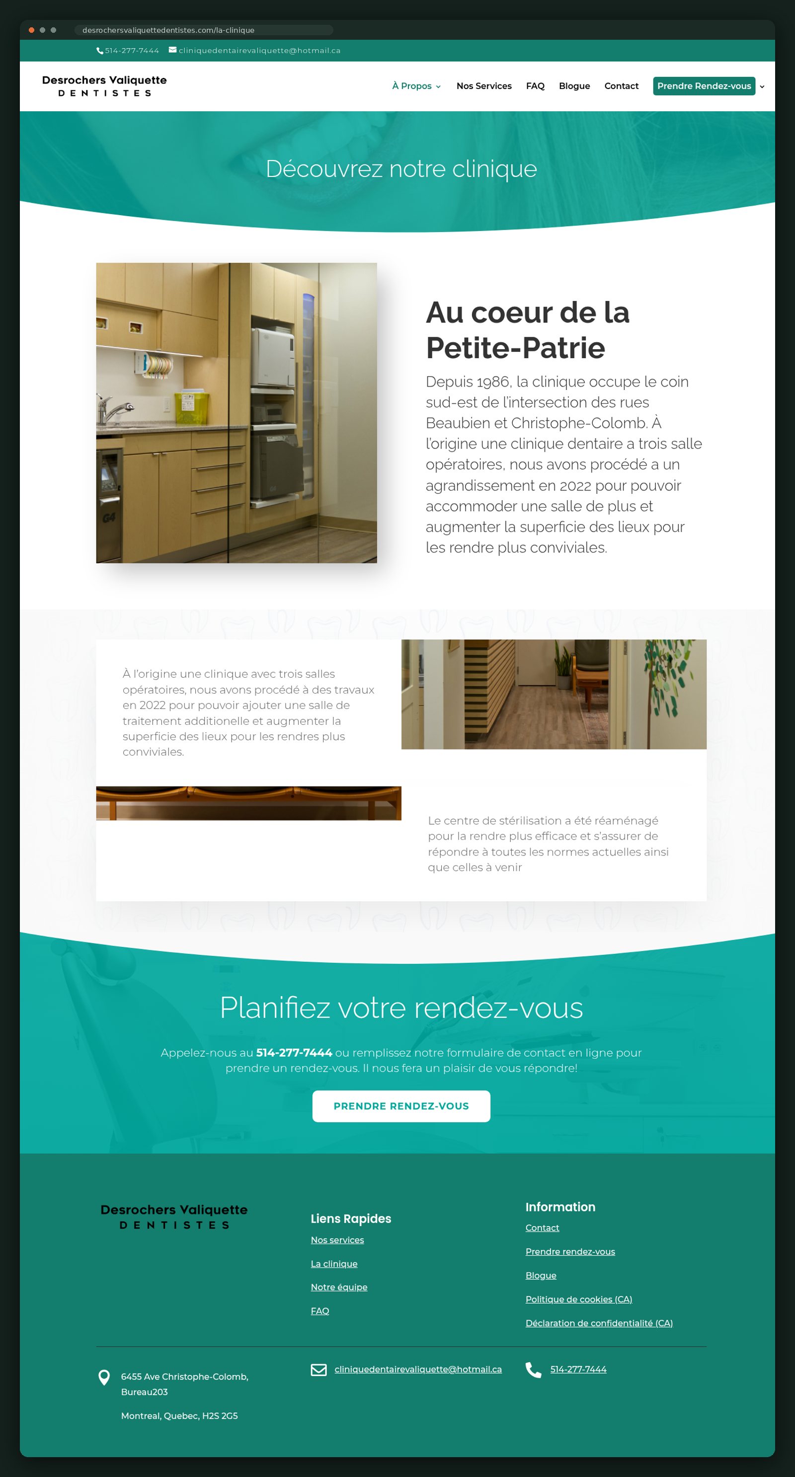 Full clinic page