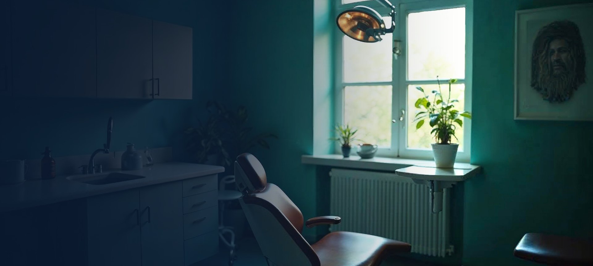Art-directed dental clinic scene representing Centre Dentaire Valiquette's industry