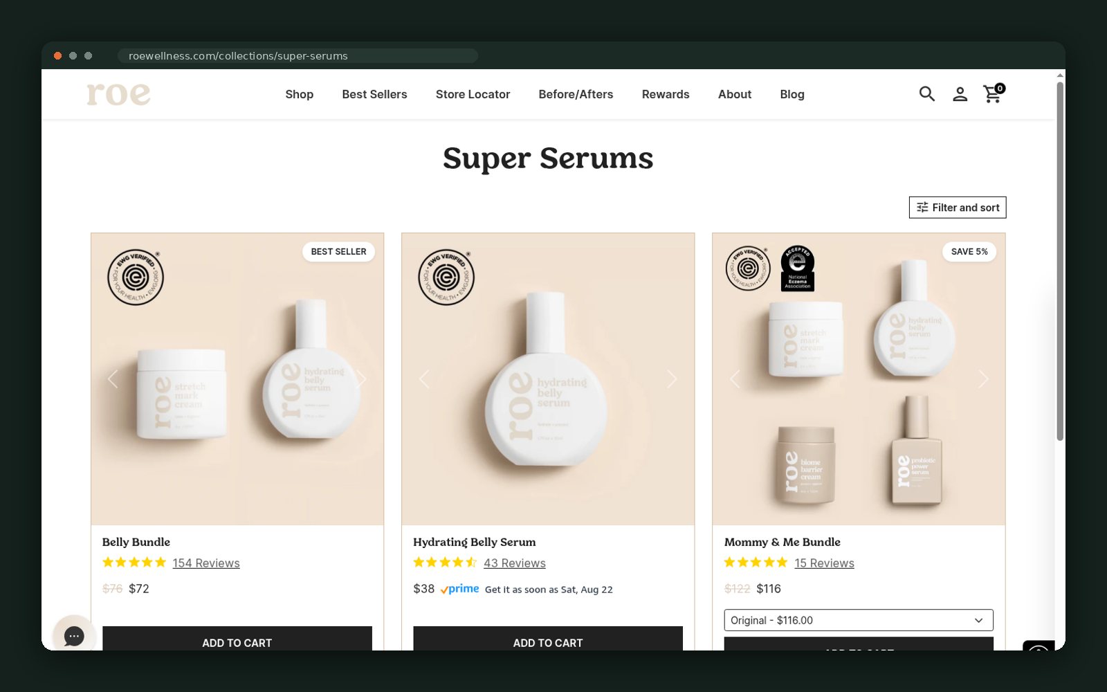 Super Serums collection