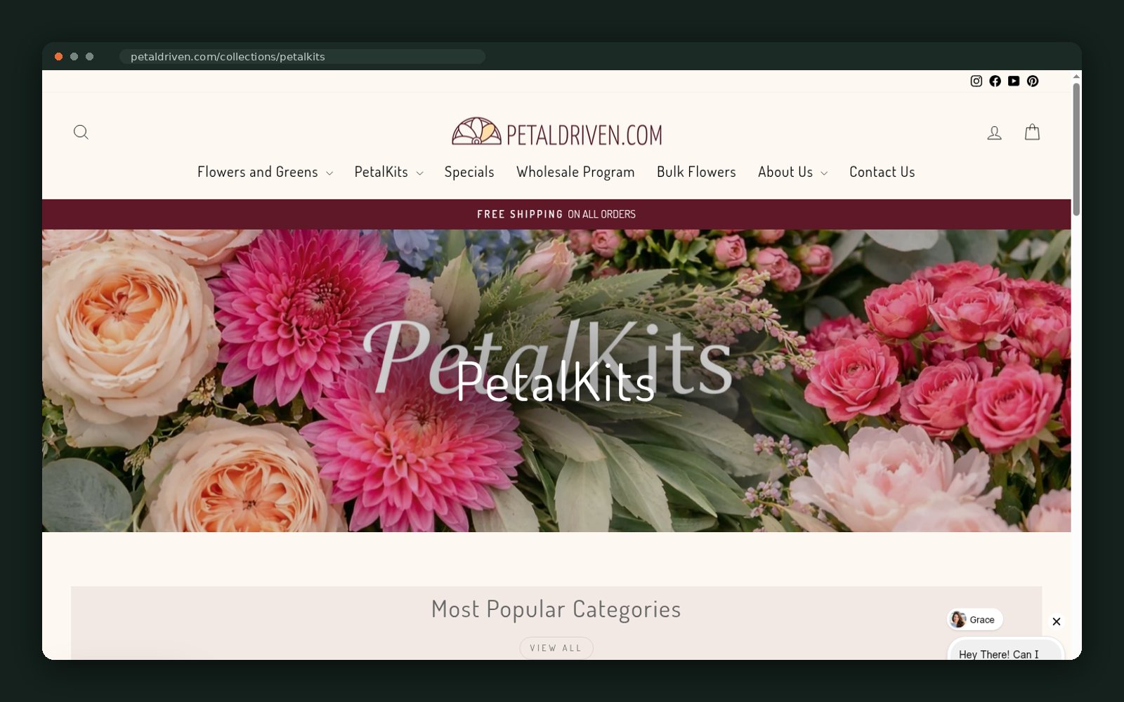 PetalKits — curated DIY floral assortments