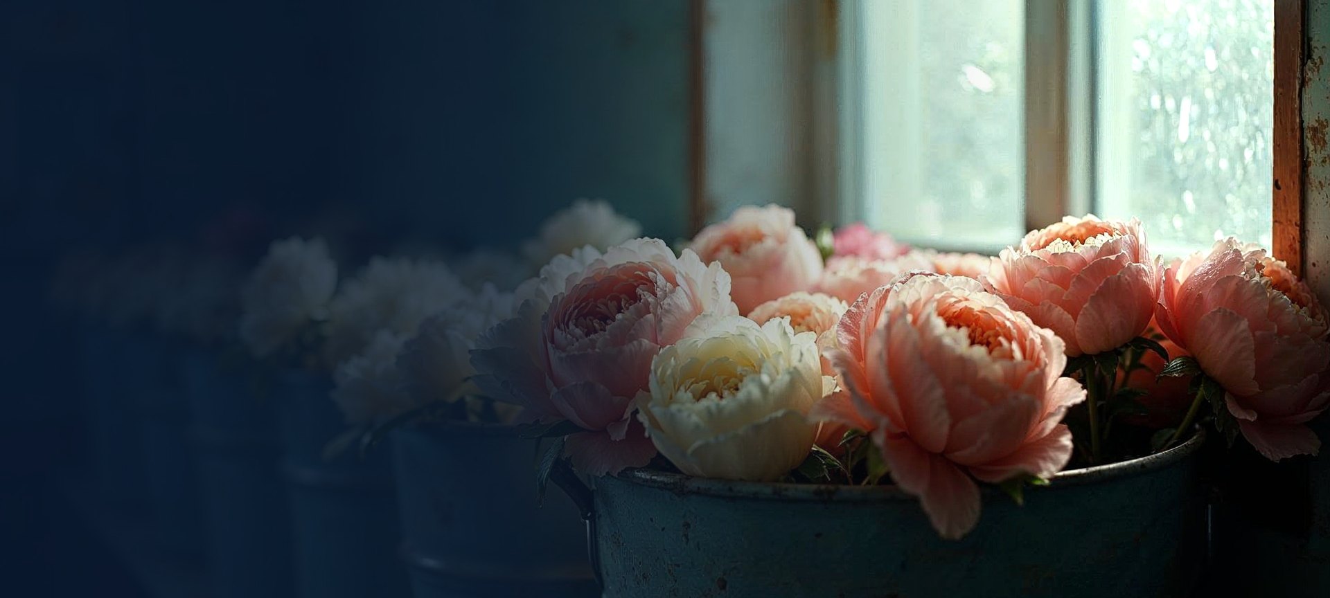 Art-directed farm-direct flower scene representing PetalDriven's industry