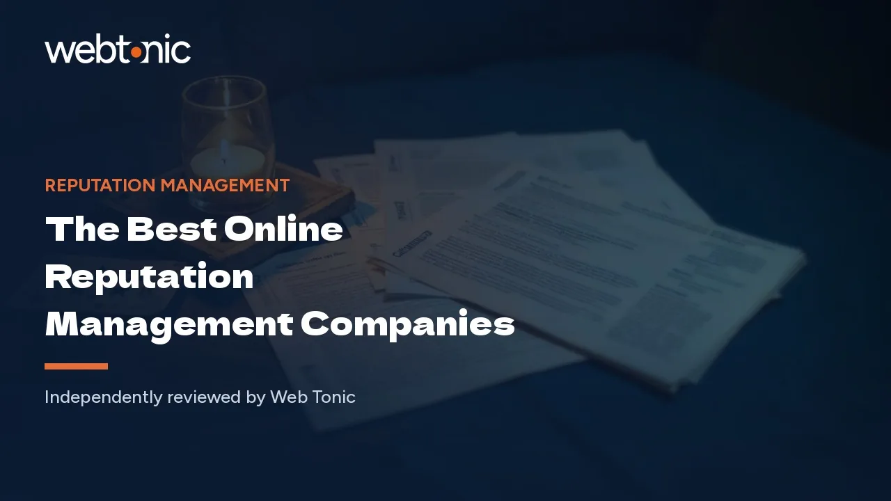 Reputation Management — Web Tonic blog thumbnail