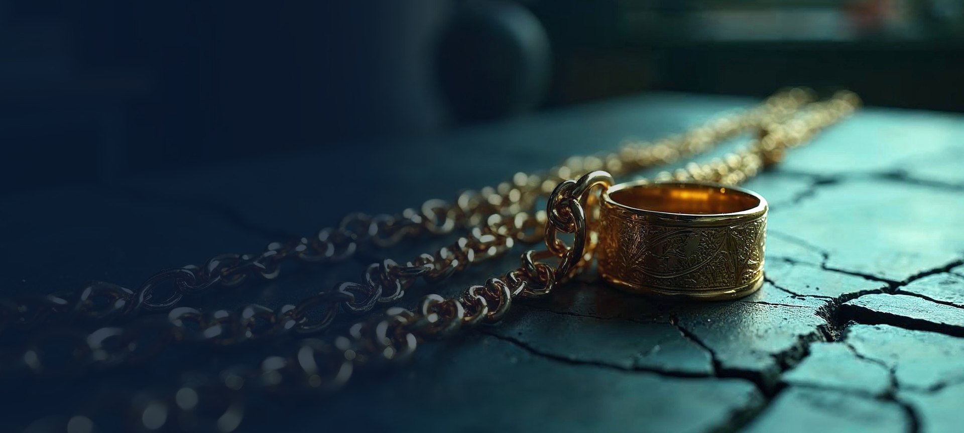 Art-directed men's jewelry still life representing MARCOZO's industry
