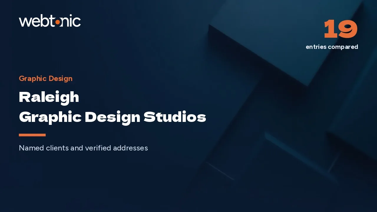 Eighteen Raleigh Design Studios and the Eleven That Stay Quiet in 2026 — Web Tonic blog thumbnail