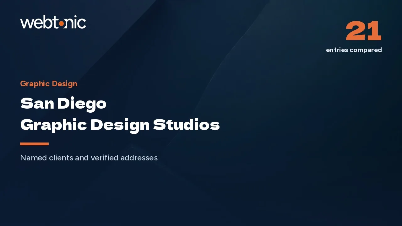 Twenty San Diego Design Studios Audited on Address, Clients and Fees in 2026 — Web Tonic blog thumbnail