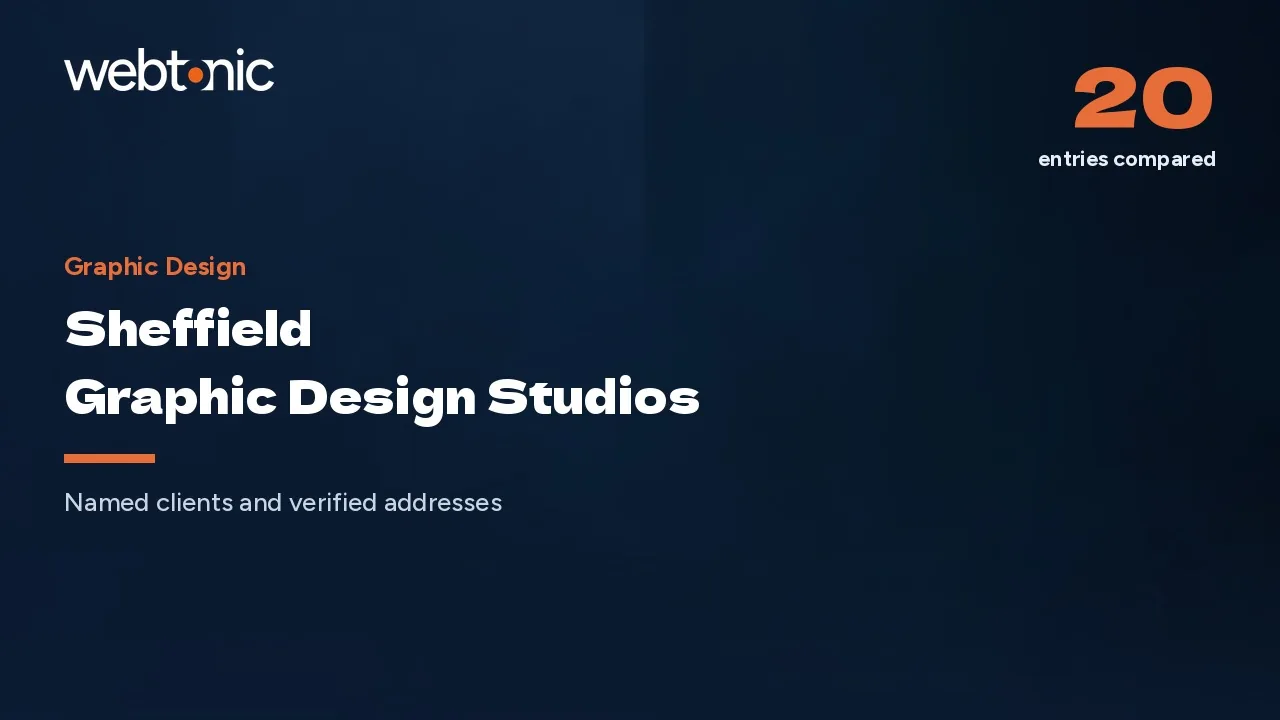 Sheffield Graphic Design Studios, and the South Yorkshire Ones Pitching for the Same Work, in 2026 — Web Tonic blog thumbnail