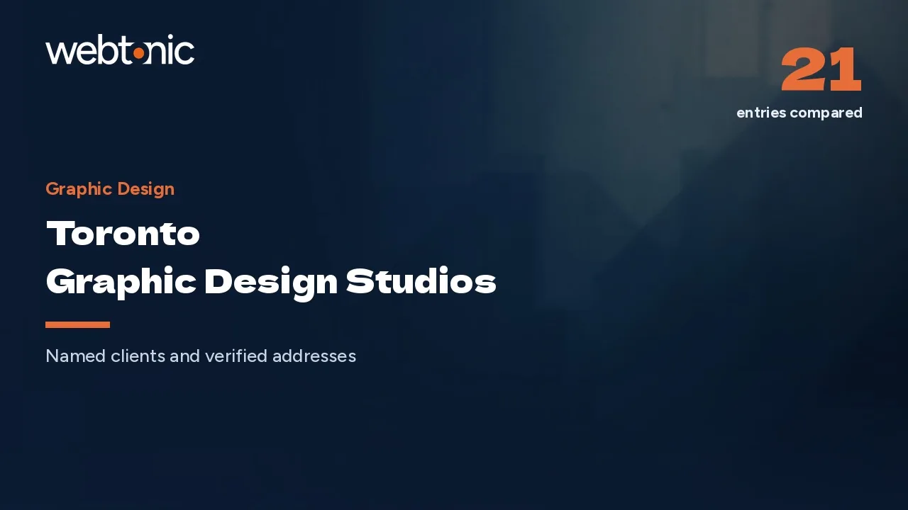 The Toronto Design Studios Cultural Institutions Keep Hiring in 2026 — Web Tonic blog thumbnail