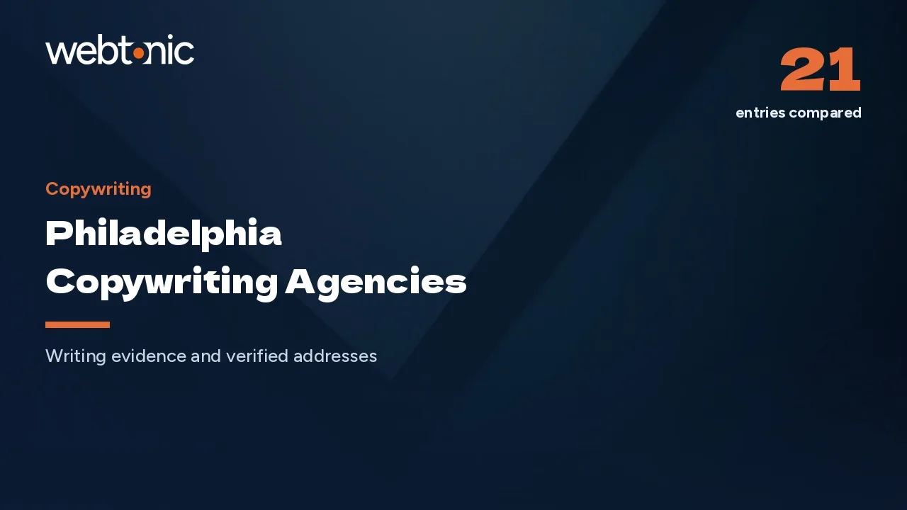 Philadelphia Copywriting Agencies, and the Six That Are Not in the City, in 2026 — Web Tonic blog thumbnail
