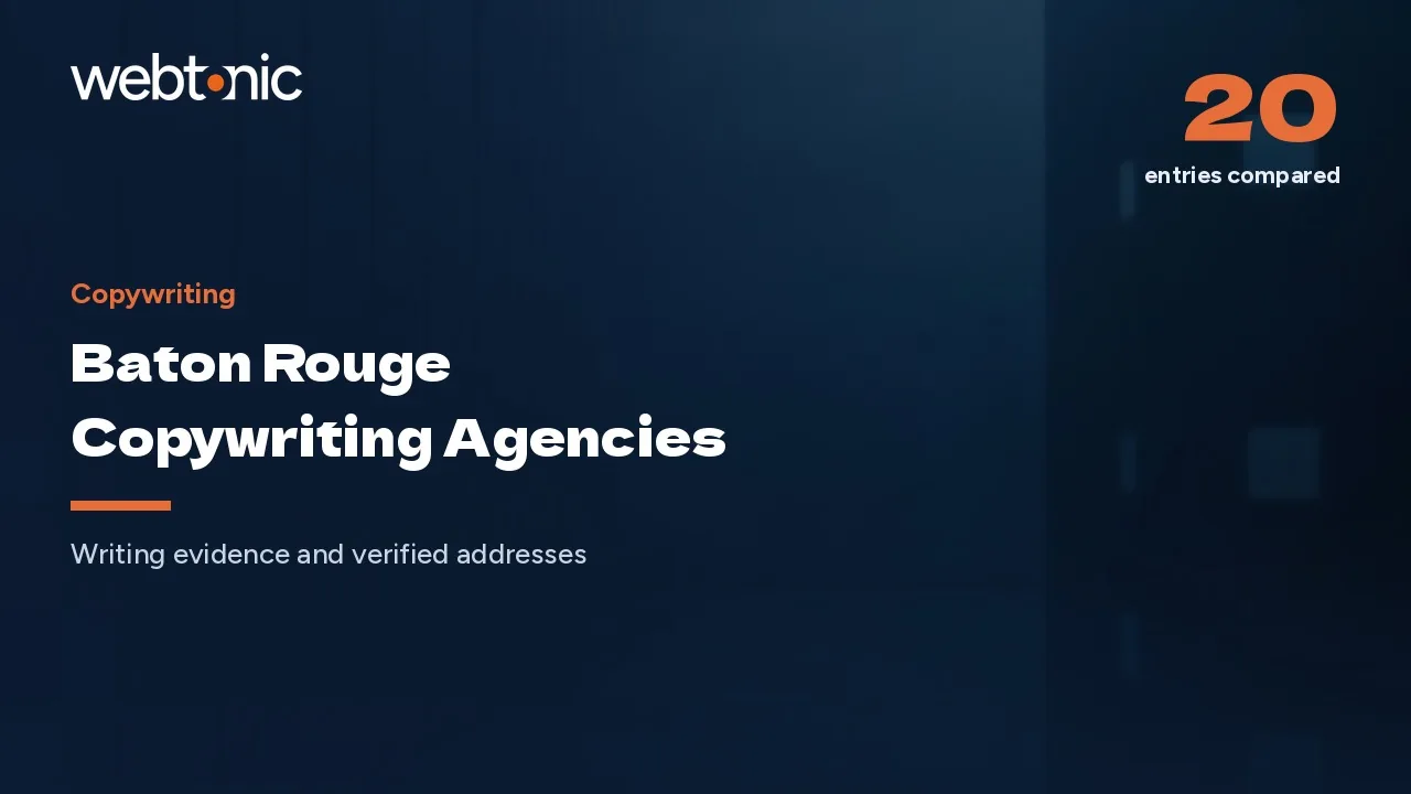 Which Baton Rouge Copywriting Agencies Name Their Clients in 2026 — Web Tonic blog thumbnail