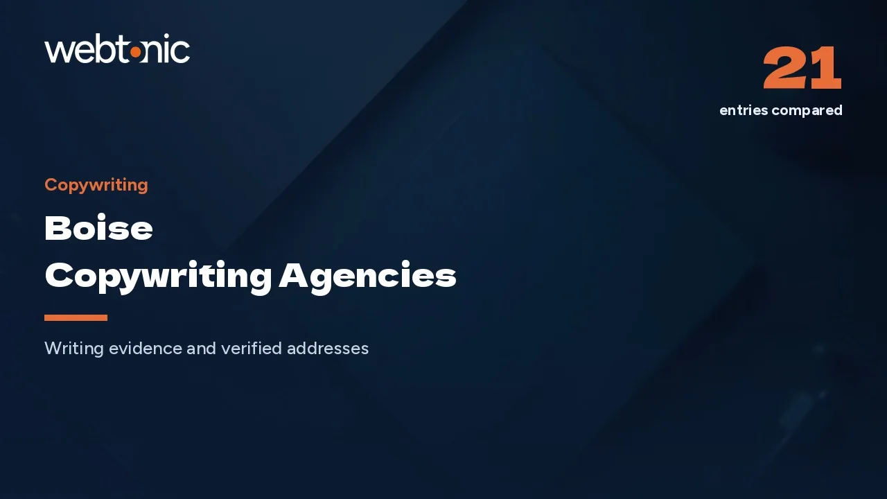 Boise Copywriting Agencies, and the Two That Post a Starting Rate, in 2026 — Web Tonic blog thumbnail