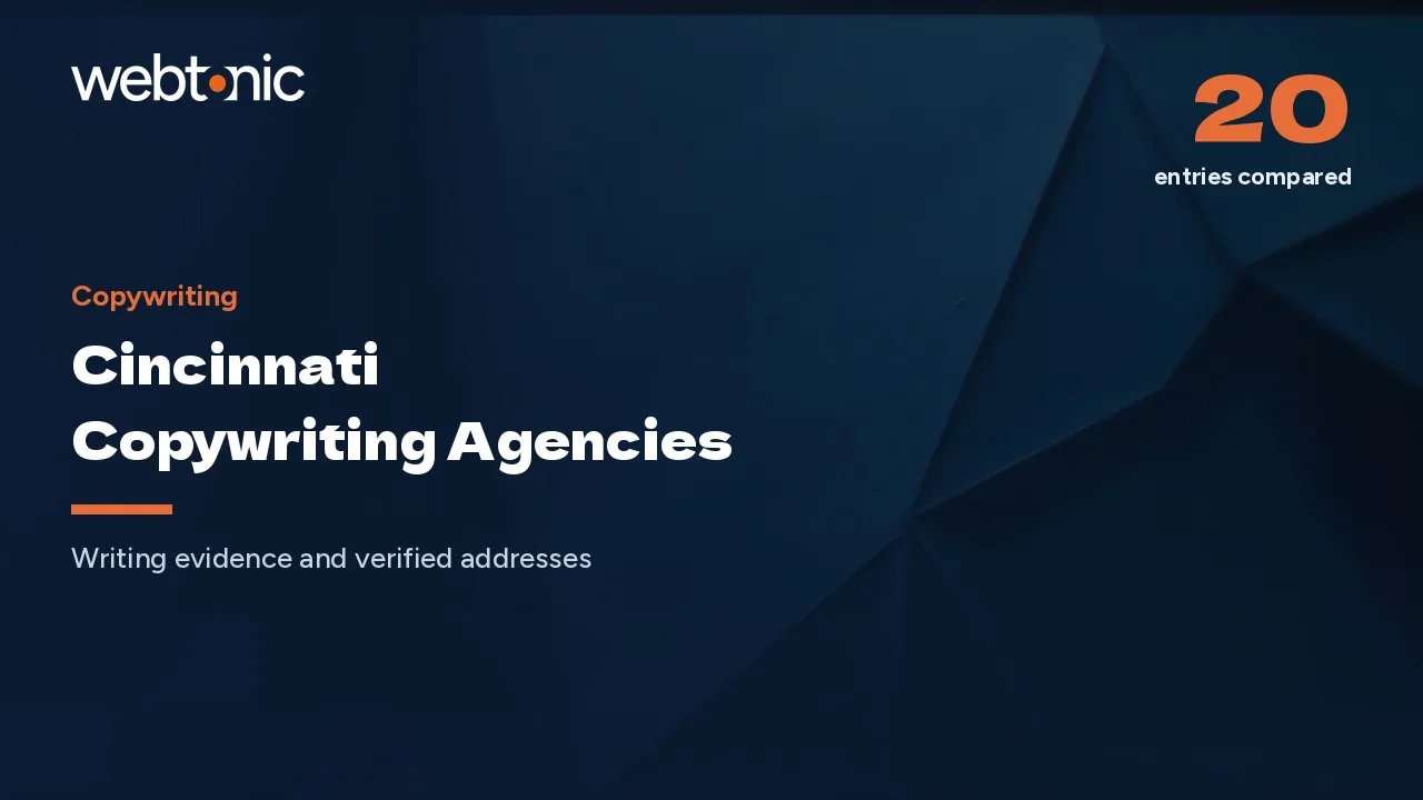 Cincinnati Copywriting Agencies, Plus the Two Across the River in Covington, in 2026 — Web Tonic blog thumbnail