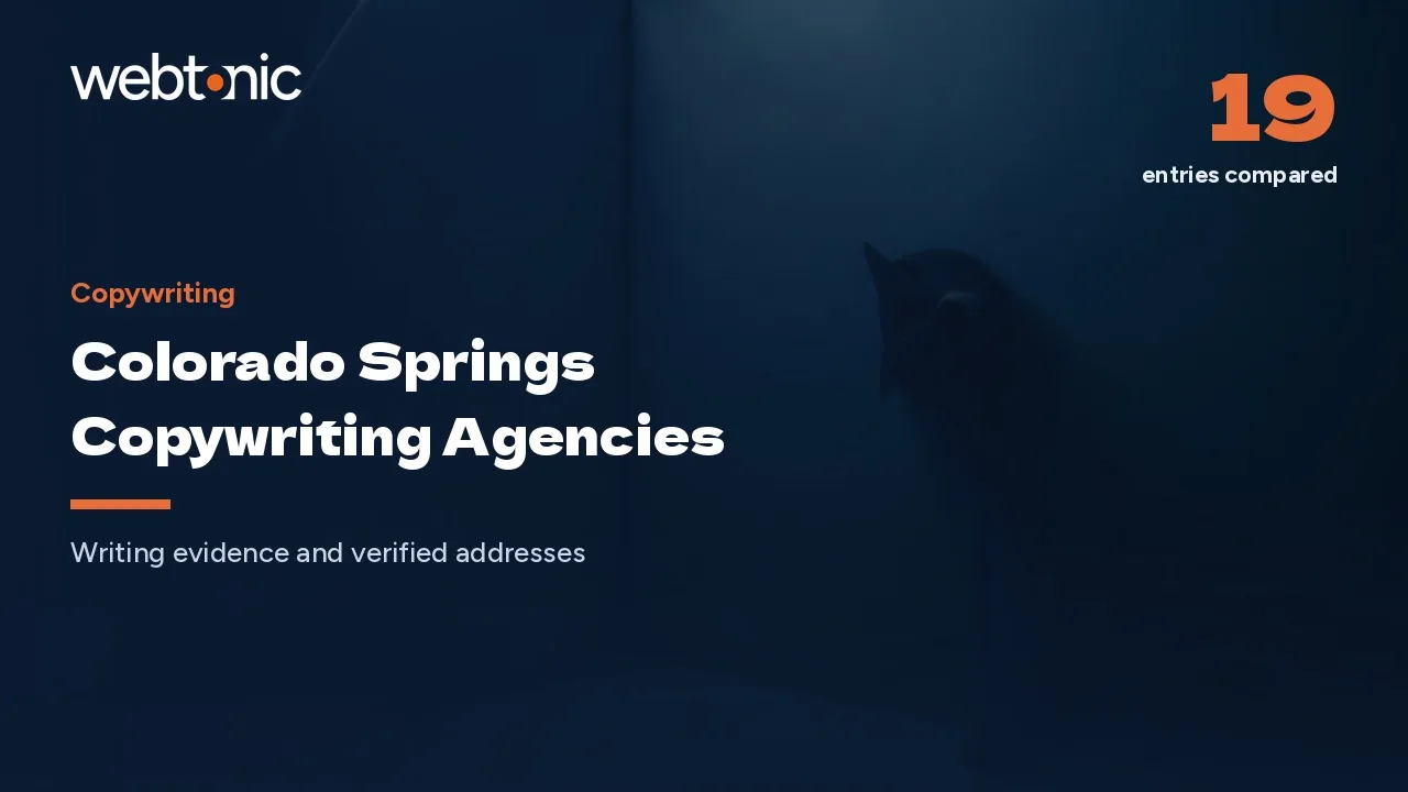 Colorado Springs Copywriting Agencies, From Ad Shops to Solo Studios, in 2026 — Web Tonic blog thumbnail