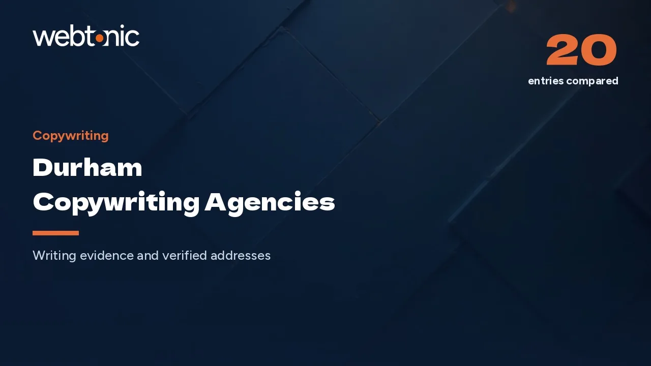 Durham Copywriting Agencies, From Ad Shops to Clinical Writers, in 2026 — Web Tonic blog thumbnail