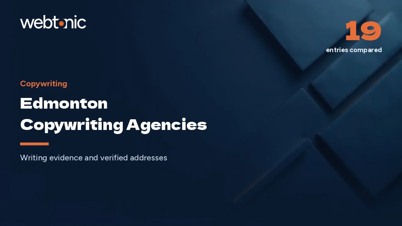 Edmonton Copywriting Agencies and the Client Lists You Can Check in 2026 — Web Tonic blog thumbnail