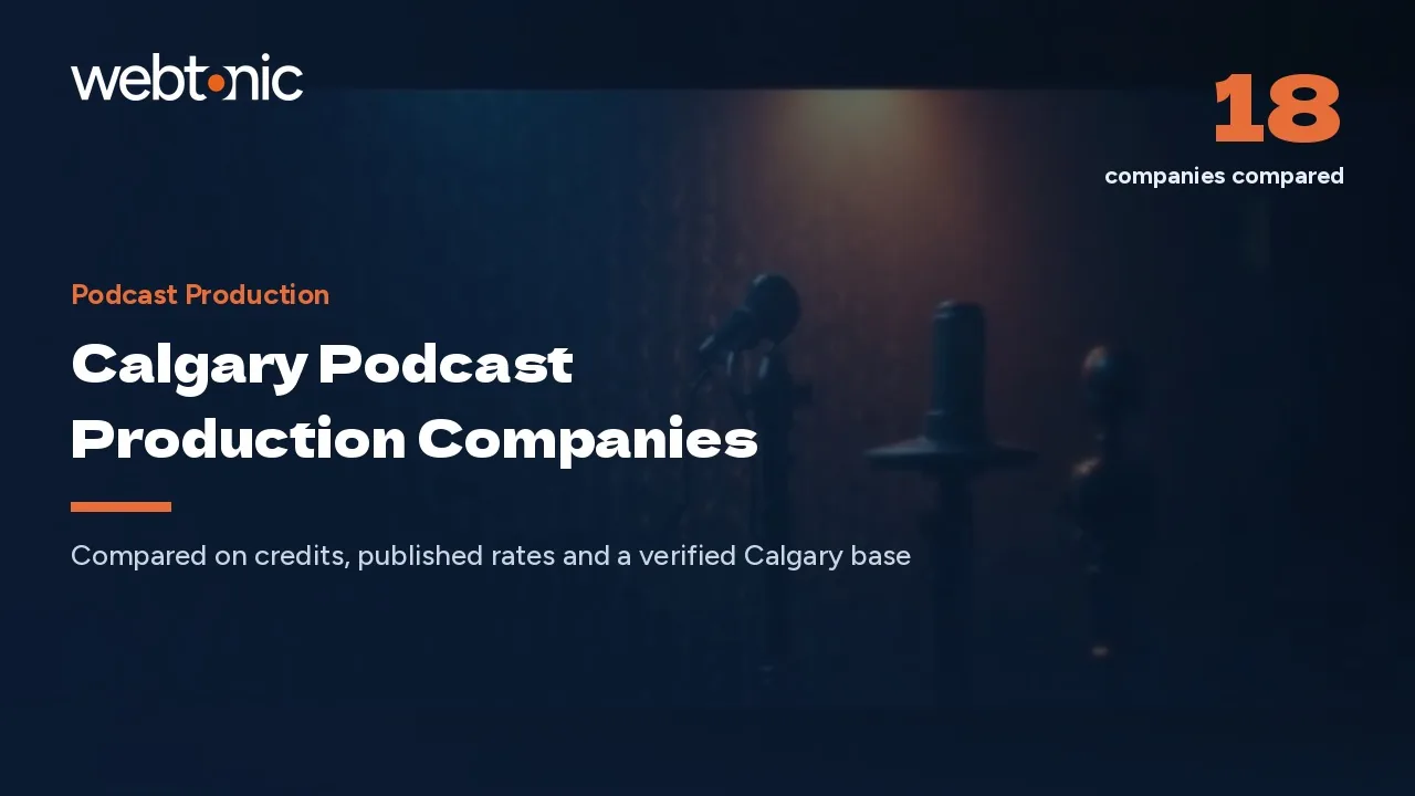 Every Studio on This List Is Inside Calgary: Podcast Production in 2026 — Web Tonic blog thumbnail