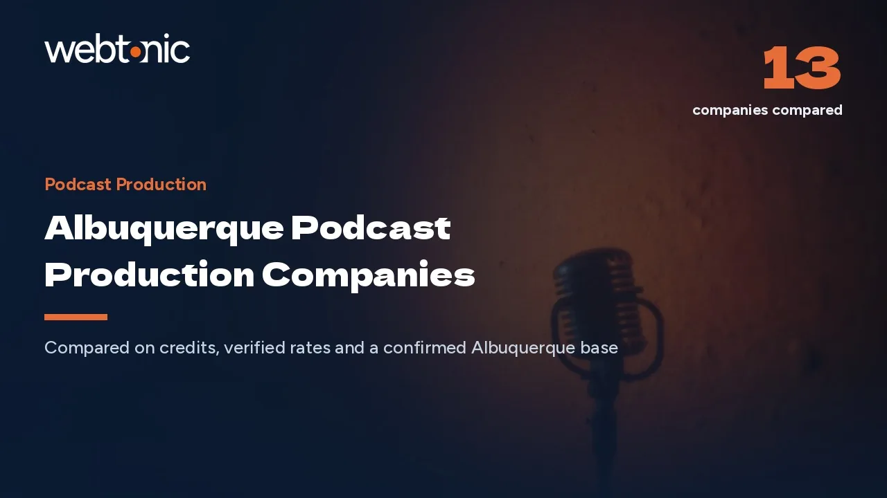 Albuquerque Podcast Production Companies, Nonprofit Studios Included, in 2026 — Web Tonic blog thumbnail