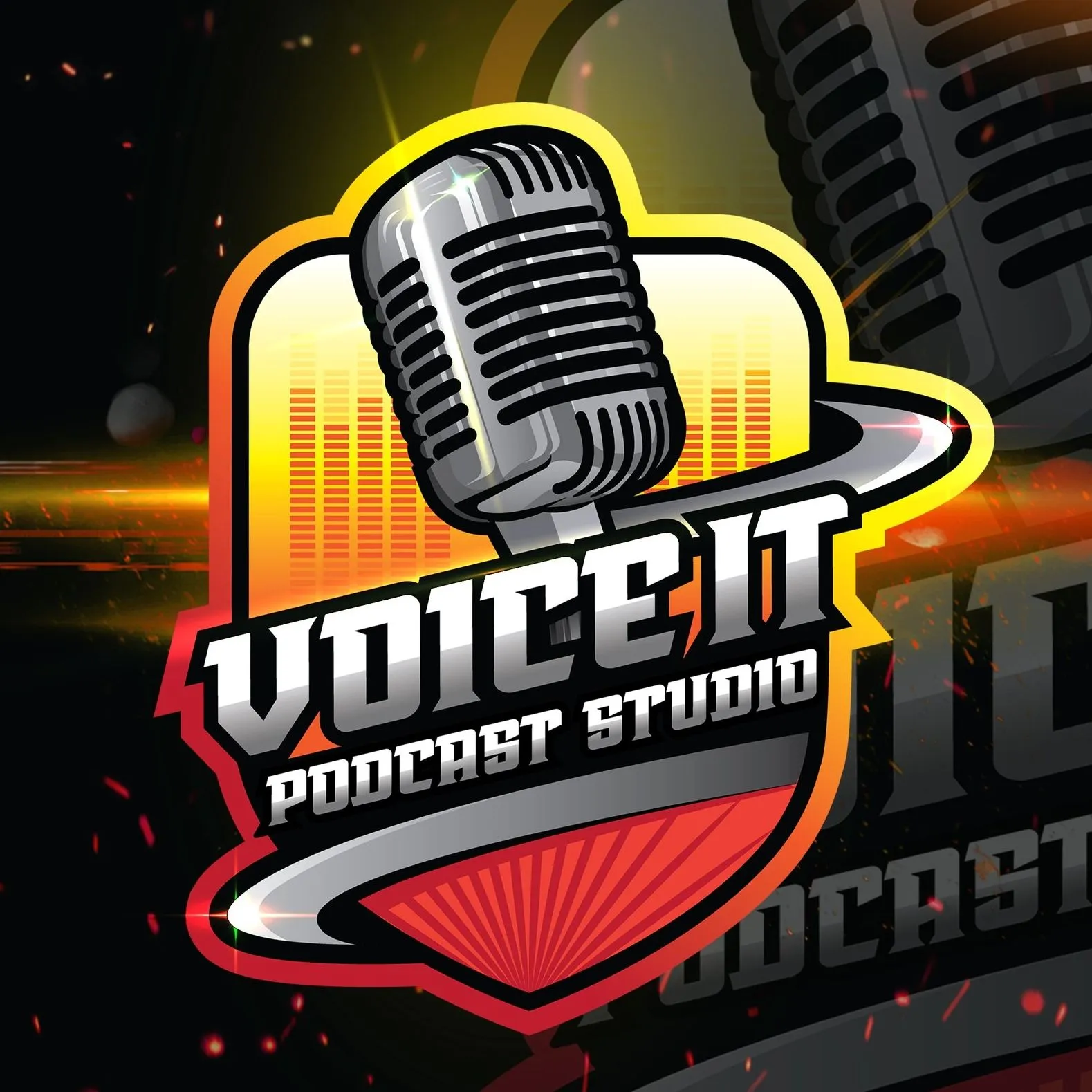 Voice It Podcast Studio Logo