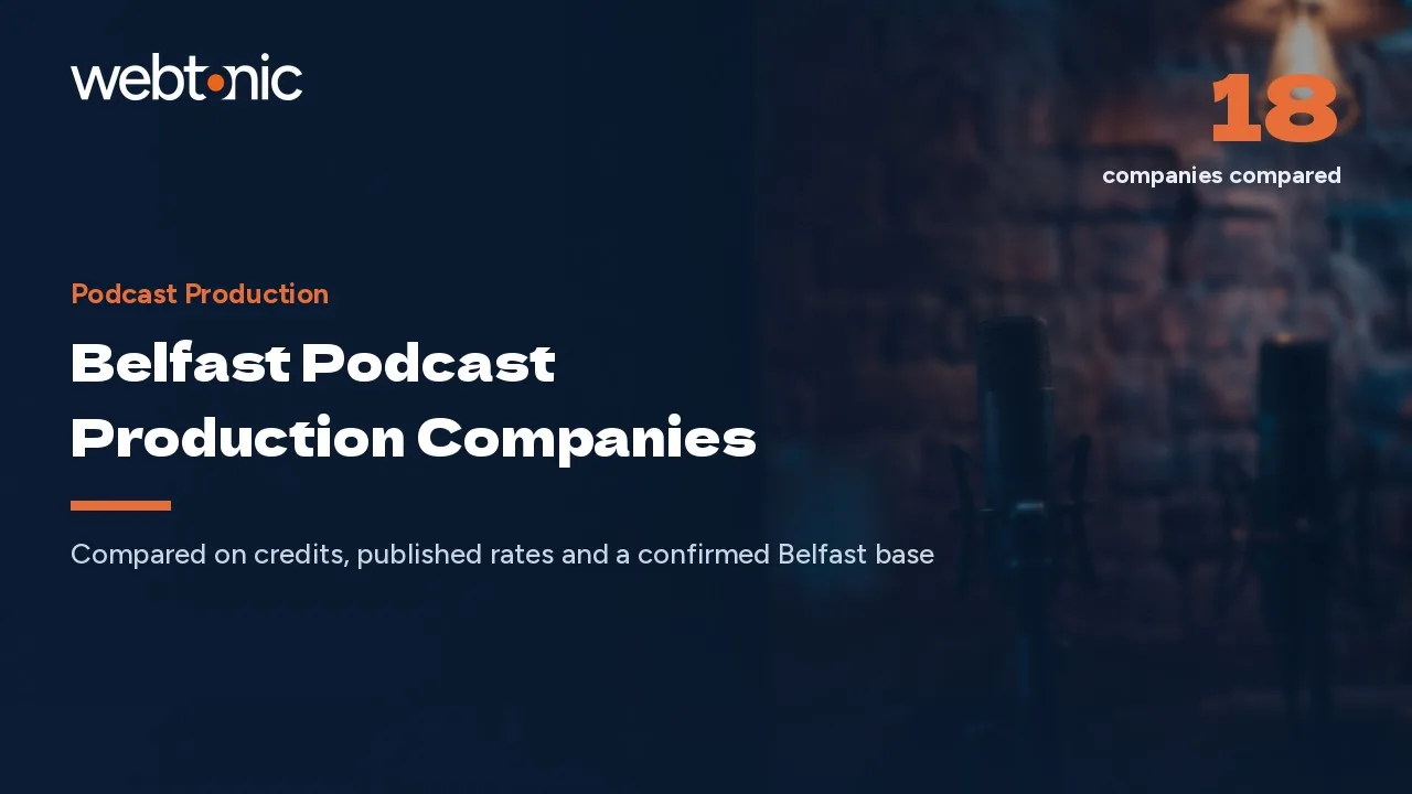 Belfast Podcast Production Companies, From Voice Booths to Full Show Owners, in 2026 — Web Tonic blog thumbnail