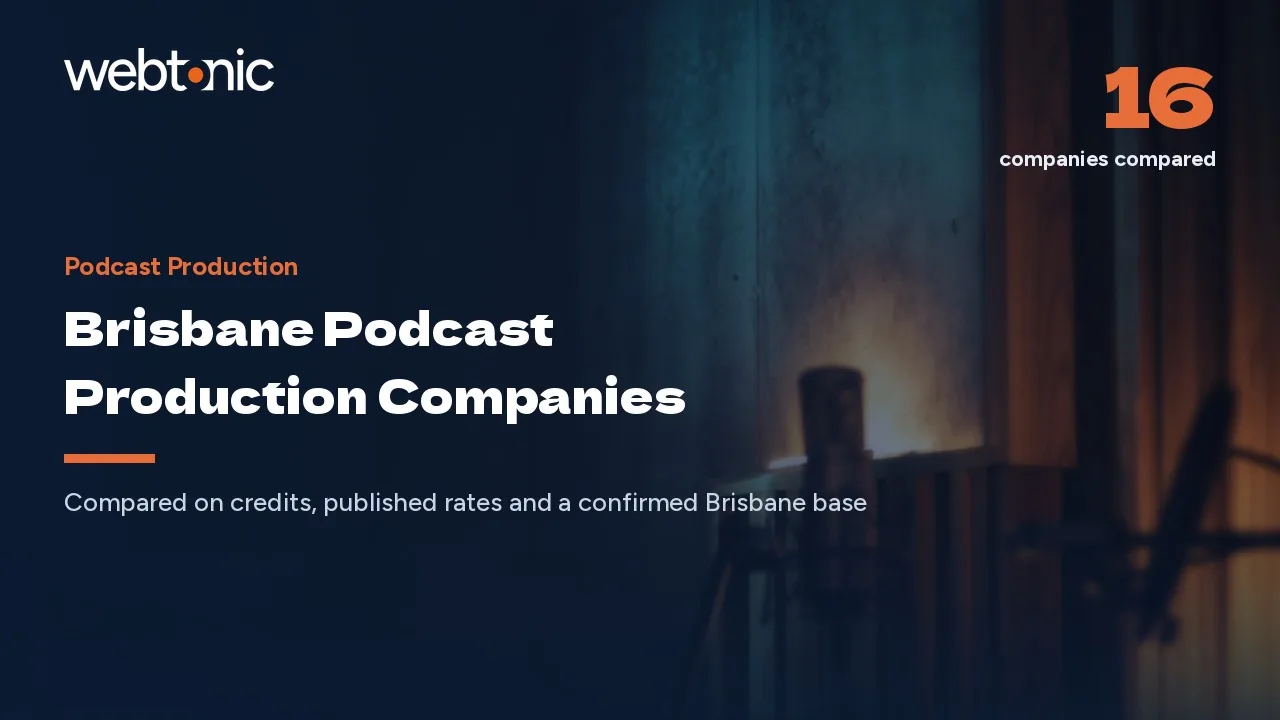 Brisbane Podcast Production Companies Where Only One Names a Client in 2026 — Web Tonic blog thumbnail