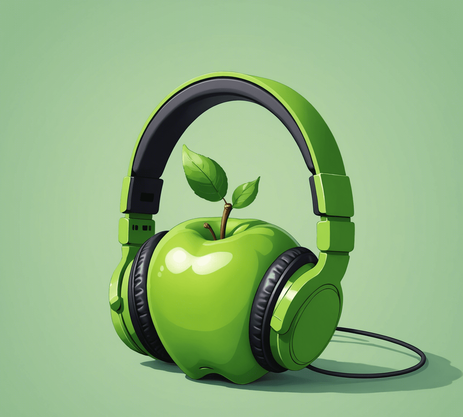 Green Apple Recording and Podcast Studios Logo