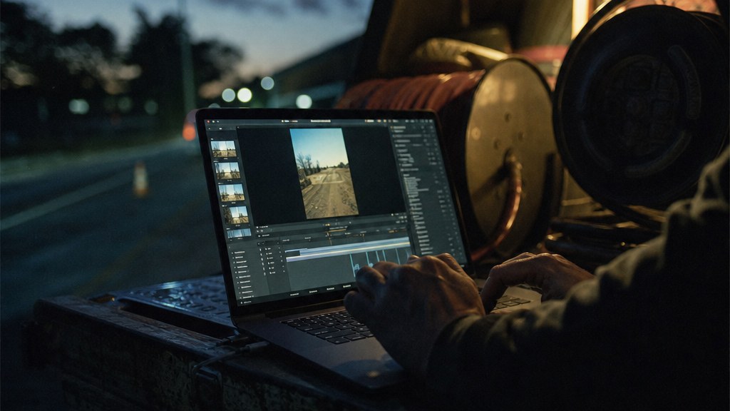 Filmed on live sites, between real jobs
