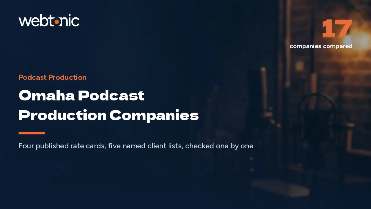 Every Omaha Podcast Production Company We Could Verify in 2026 — Web Tonic blog thumbnail