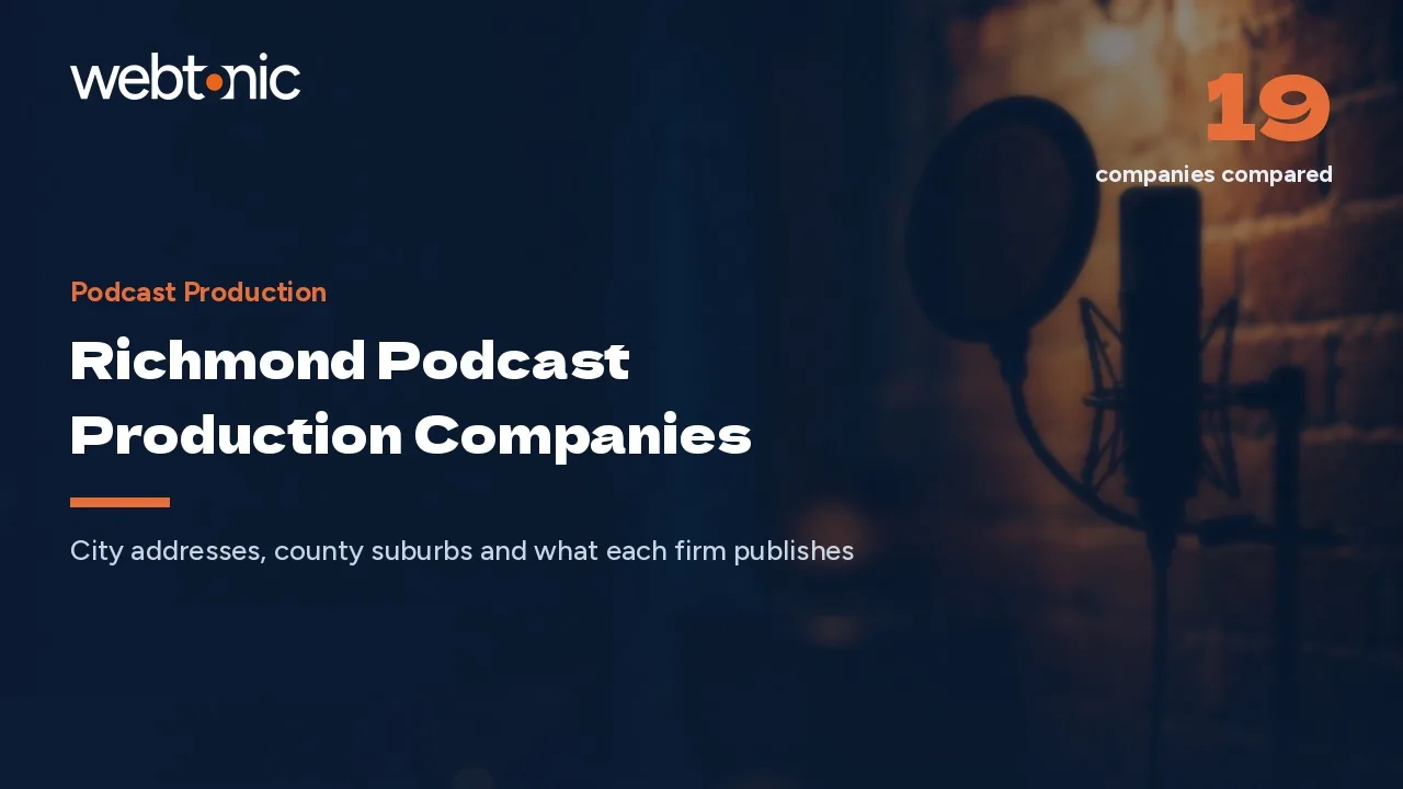 Richmond Podcast Production Companies When Only Two Will Quote a Number in 2026 — Web Tonic blog thumbnail