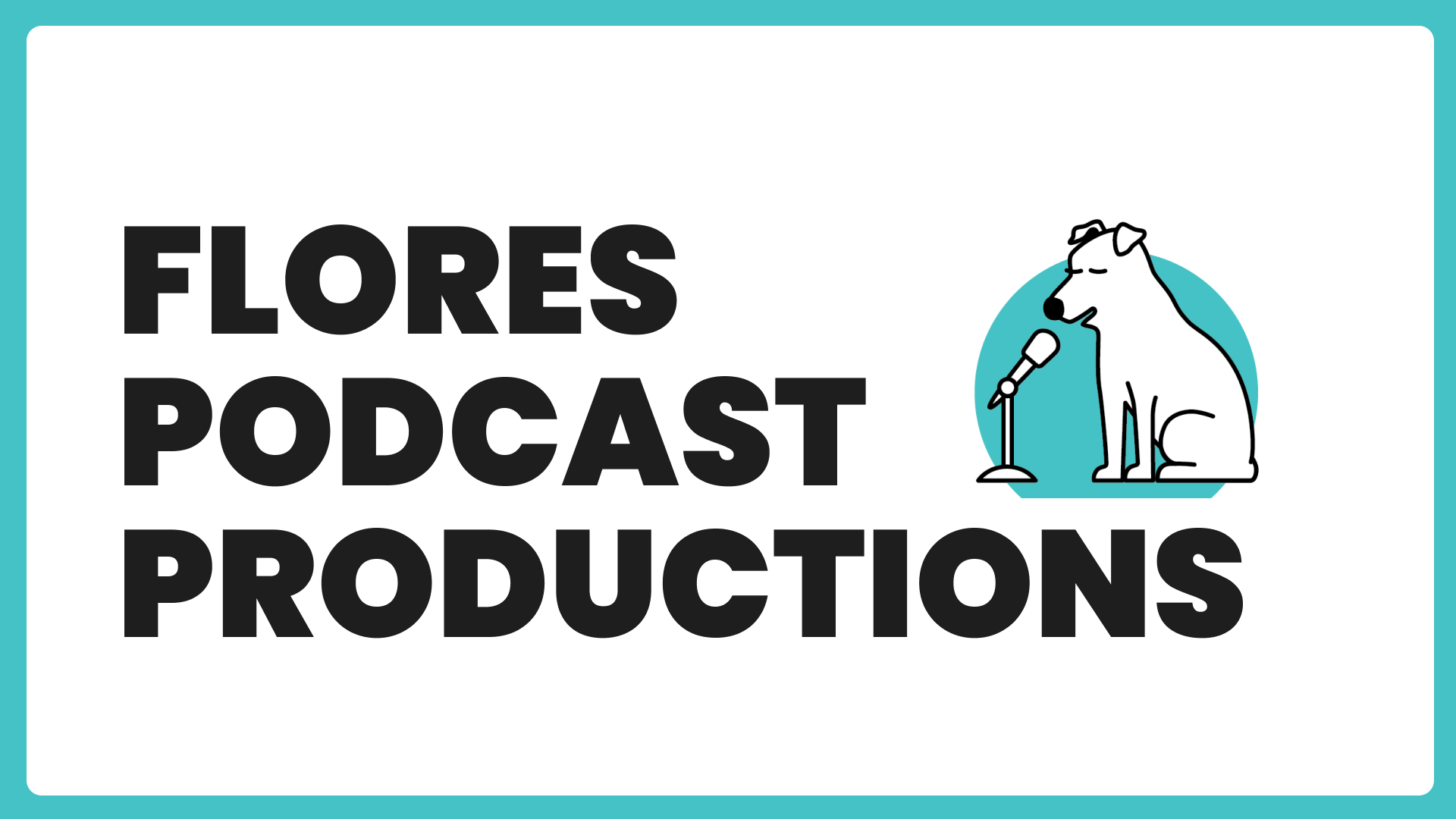 Flores Podcast Production Logo