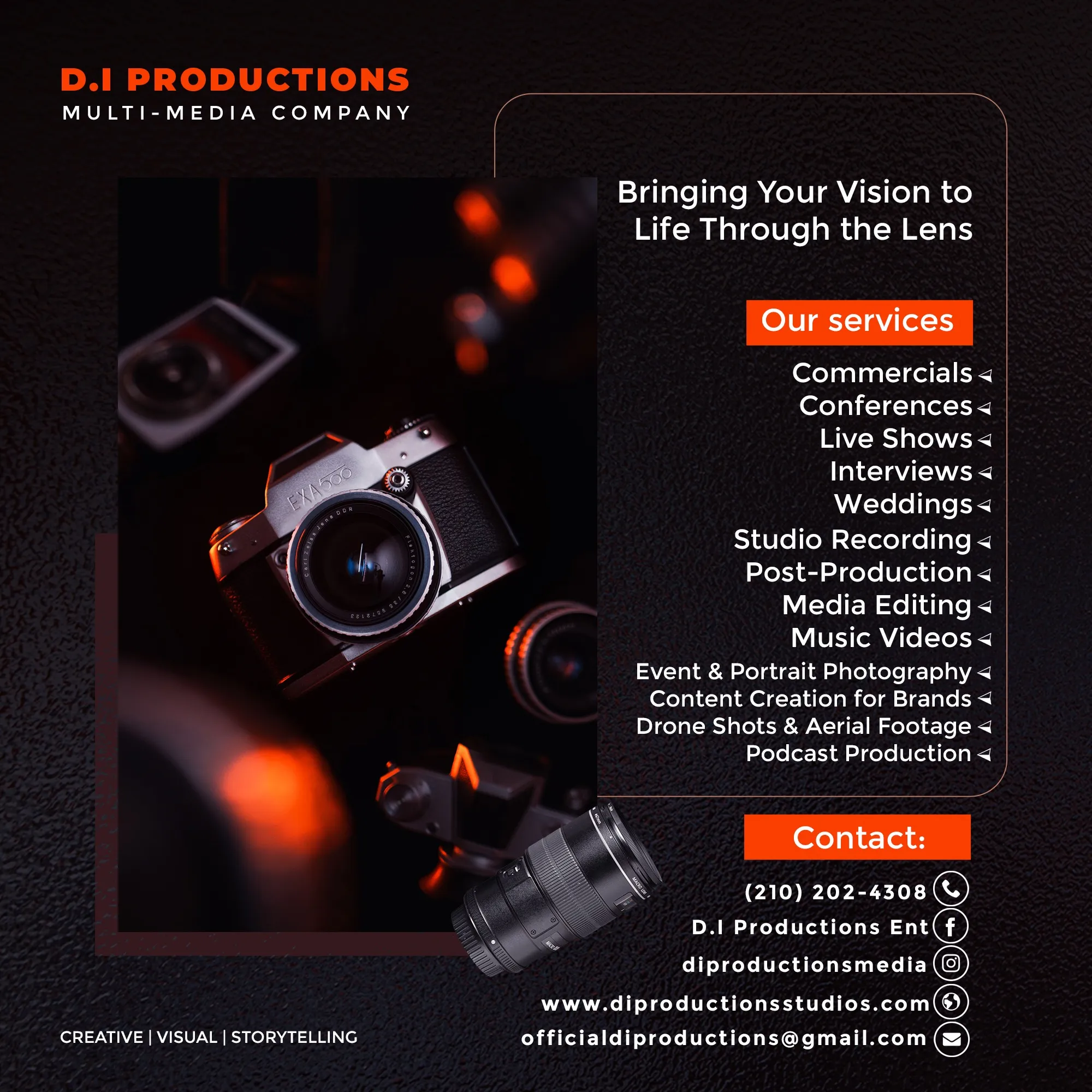 D.I Productions Studios Logo