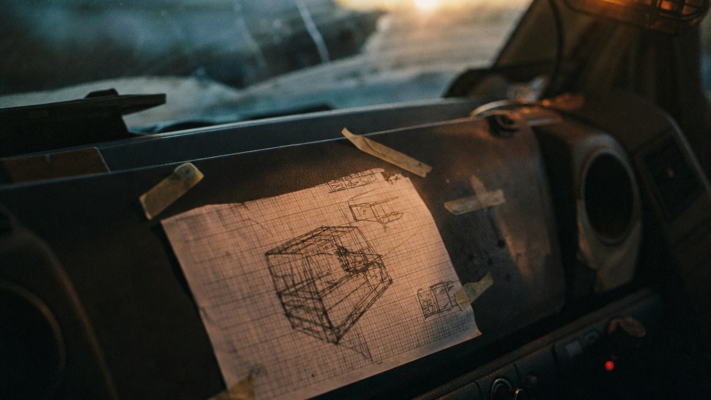 The page map drawn before the visual design