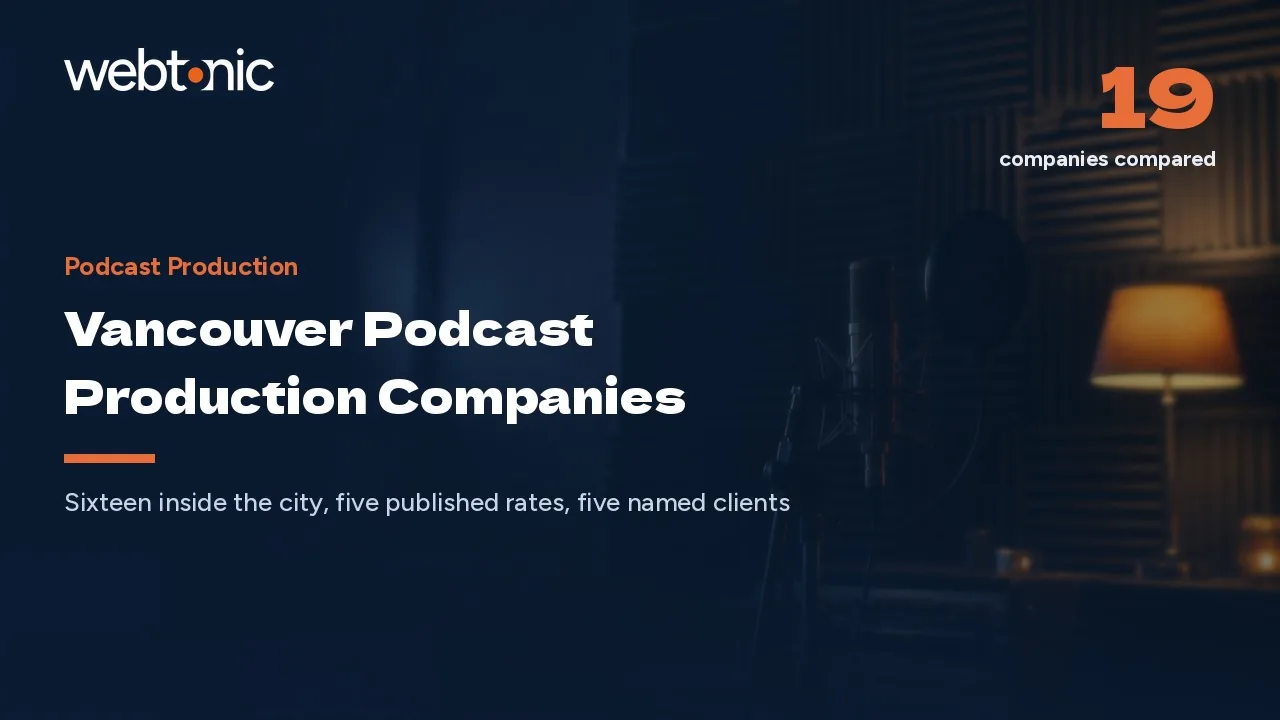 Who Actually Records in Vancouver: Podcast Production Companies in 2026 — Web Tonic blog thumbnail