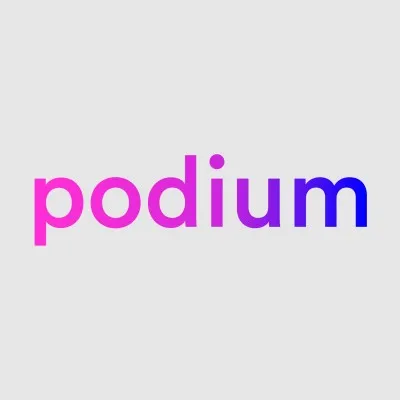 Podium Podcast Co Logo