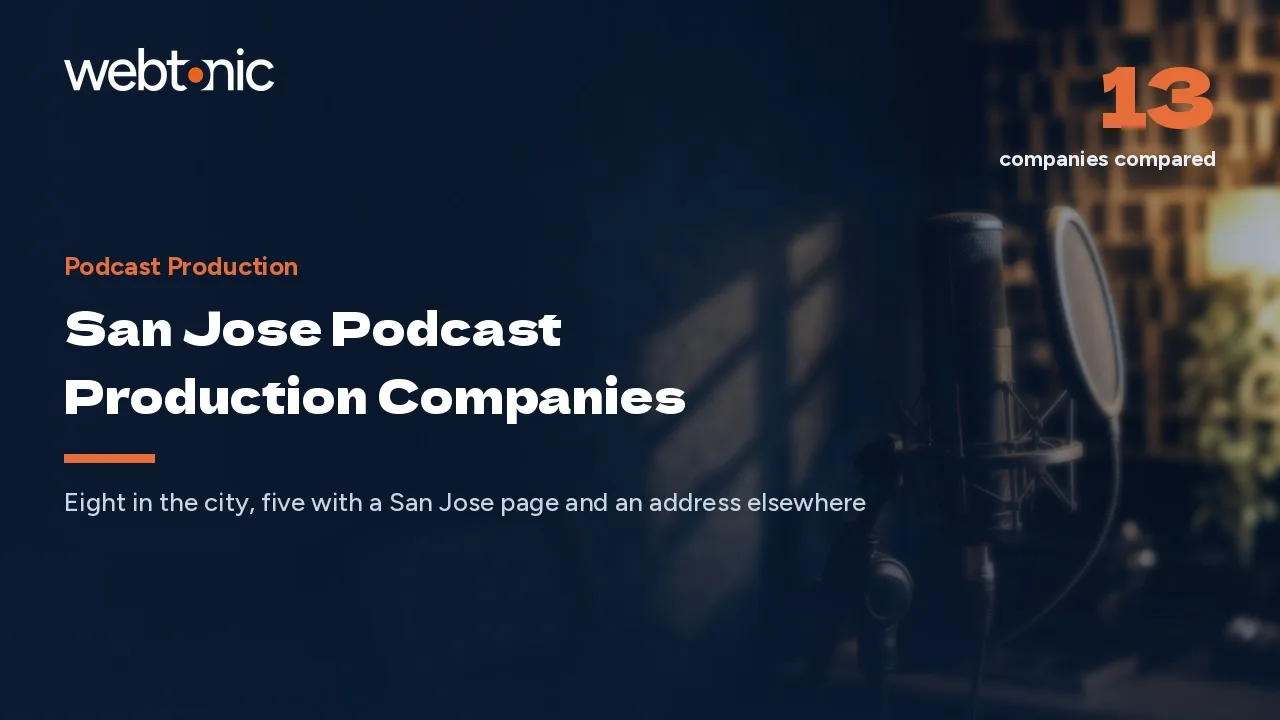 Five of These Thirteen San Jose Podcast Production Companies Are Not in San Jose in 2026 — Web Tonic blog thumbnail