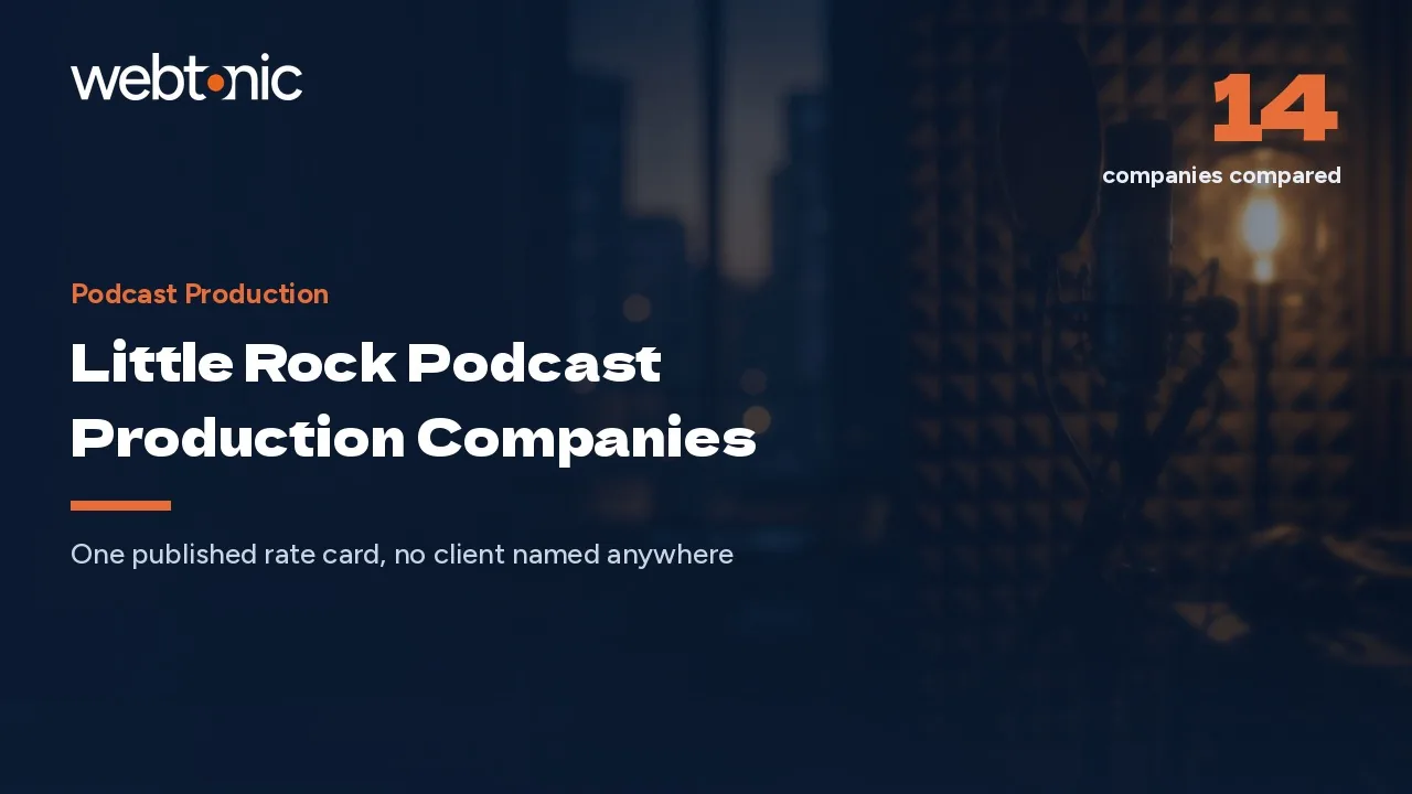 Little Rock Podcast Production Companies Judged on Addresses, Not Adjectives, in 2026 — Web Tonic blog thumbnail