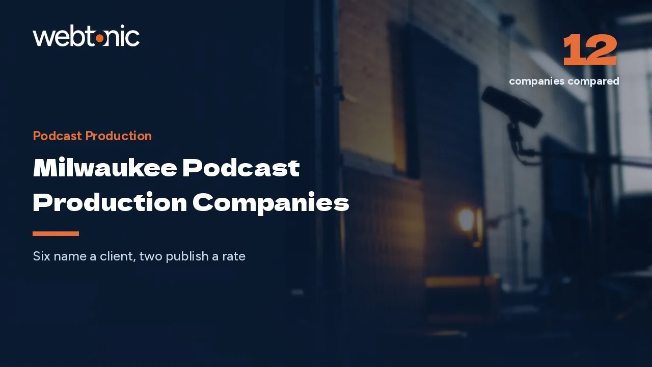 Half of These Twelve Milwaukee Podcast Production Companies Will Name a Client in 2026 — Web Tonic blog thumbnail