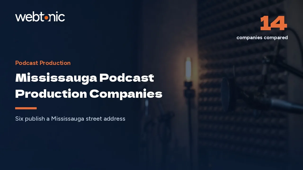 Mississauga Podcast Production Companies, and Who Records in Toronto Instead, in 2026 — Web Tonic blog thumbnail