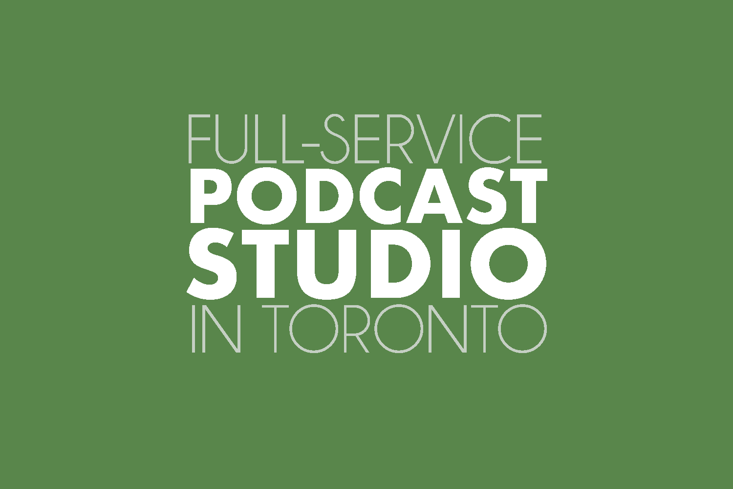 THAT Toronto Podcast Studio Logo