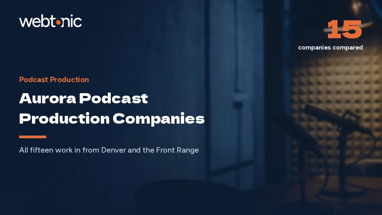 Aurora Podcast Production Companies Live in Denver, LoHi and Castle Rock in 2026 — Web Tonic blog thumbnail