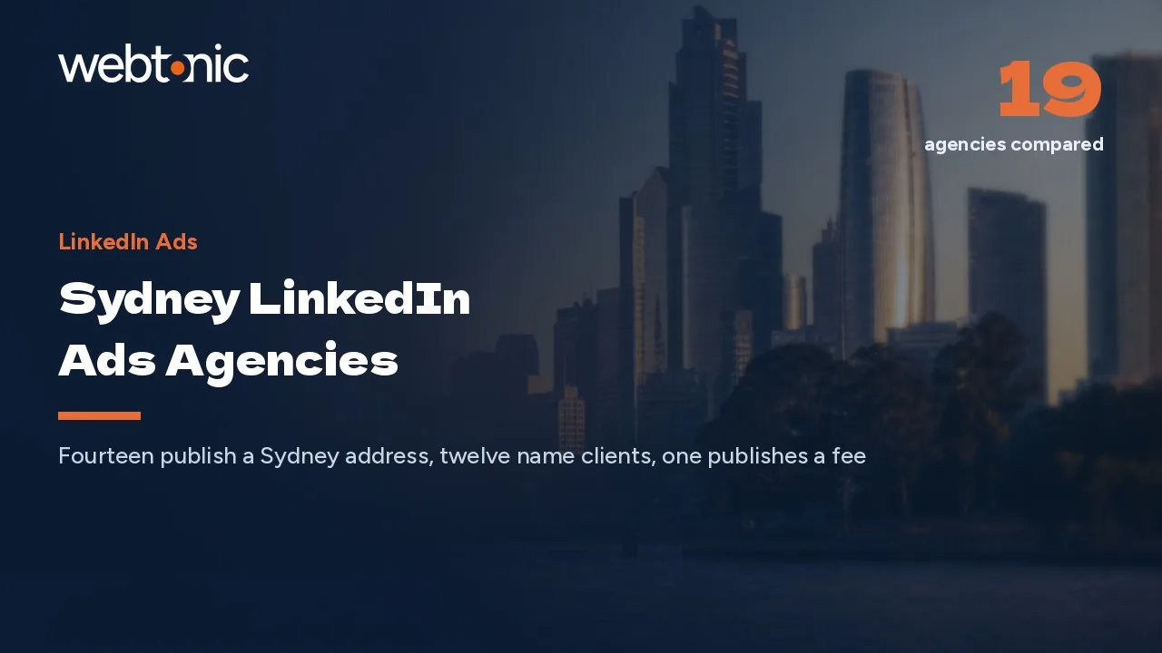 A 2026 Buyer's Guide to Sydney LinkedIn Ads Agencies — Web Tonic blog thumbnail