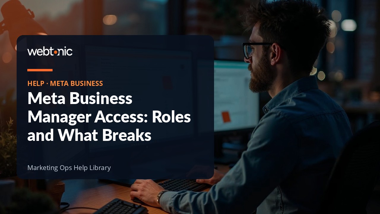 Guide to Meta Business Manager access roles, partner sharing and asset-level tasks