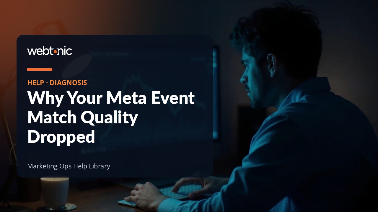 Diagnosis of the seven causes behind a drop in Meta Event Match Quality